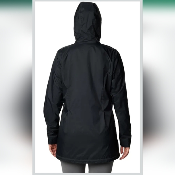 Columbia Black Windbreaker Jacket - Picture 3 of 13